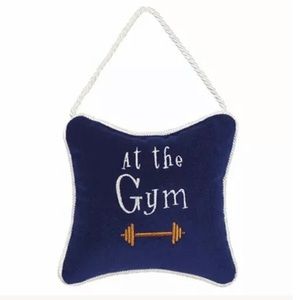 Leyla's Door Hanger Velvet Midnight Blue, 6" x 6"